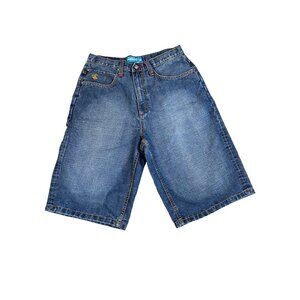 Rocawear  Authentic Men’s Jean Shorts 34 Blue Denim Hip Hop Wide Leg Baggy 90’s